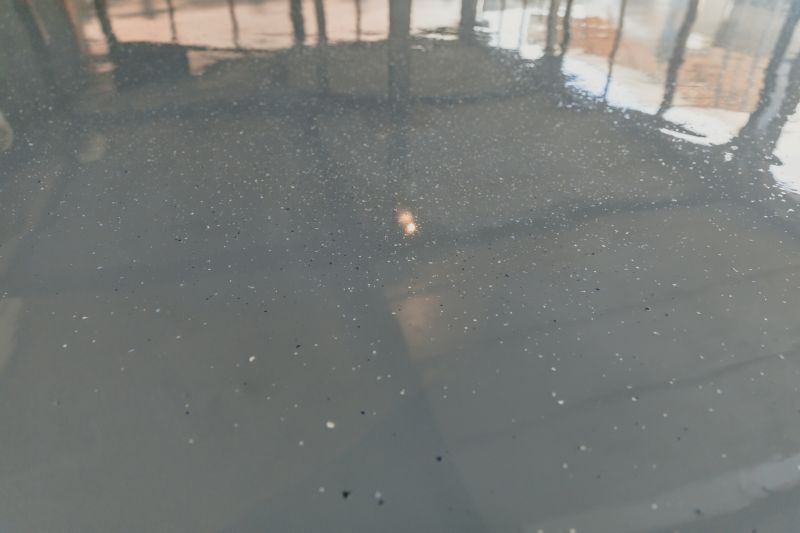 Epoxy Floor Painting in Fall