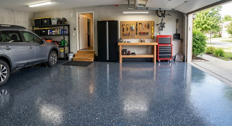 Epoxy Garage Flooring Installation in Annapolis, MD