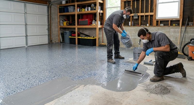 Garage Concrete Coating in Alexandria, VA