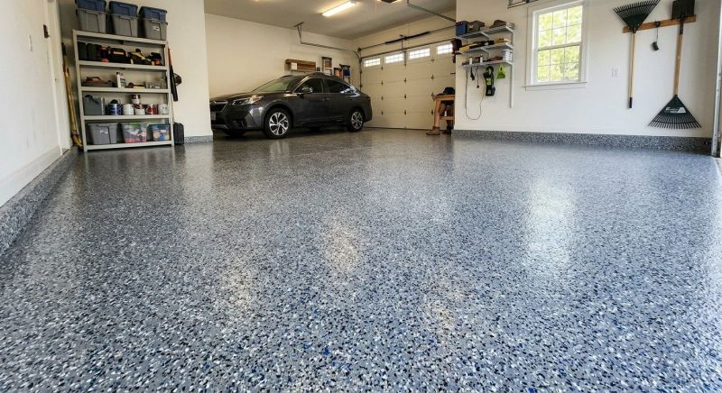 Garage Floor Epoxy Installation in Columbia, SC