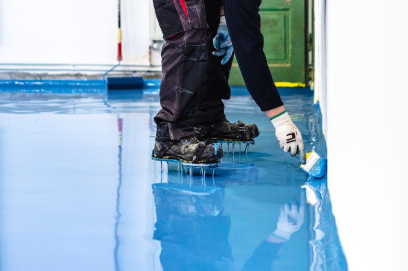 Local Epoxy Floor Painting pros at work